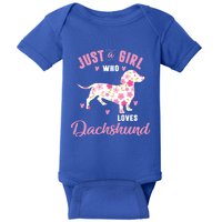 Dachshund Gift Dachshund Lover Gift Baby Bodysuit