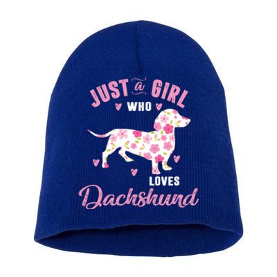 Dachshund Gift Dachshund Lover Gift Short Acrylic Beanie