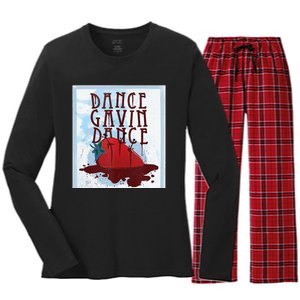 Dance Gavin Dance Merch Mothership Dance Gavin Dance Gifts Women's Long Sleeve Flannel Pajama Set 