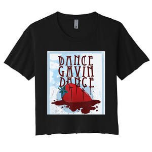 Dance Gavin Dance Merch Mothership Dance Gavin Dance Gifts Women's Crop Top Tee