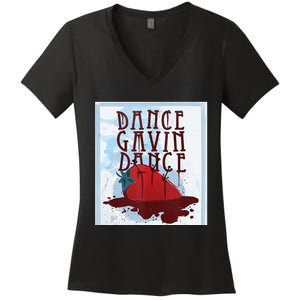 Dance Gavin Dance Merch Mothership Dance Gavin Dance Gifts Women's V-Neck T-Shirt