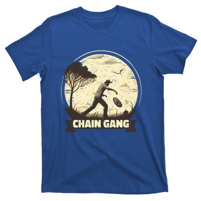 Disc Golf Disciple Chasing Chains And Flicking Frisbees Gift T-Shirt