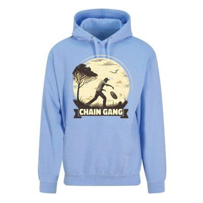 Disc Golf Disciple Chasing Chains And Flicking Frisbees Gift Unisex Surf Hoodie