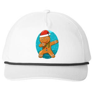 Dabbing Gingerbread Dabbing Christmas Cookie Dab Funny Funny Gift Snapback Five-Panel Rope Hat