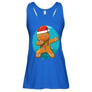 Dabbing Gingerbread Dabbing Christmas Cookie Dab Funny Funny Gift Ladies Essential Flowy Tank