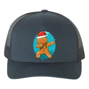 Dabbing Gingerbread Dabbing Christmas Cookie Dab Funny Funny Gift Yupoong Adult 5-Panel Trucker Hat