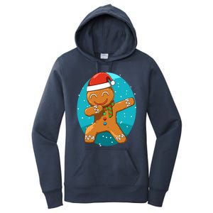 Dabbing Gingerbread Dabbing Christmas Cookie Dab Funny Funny Gift Women's Pullover Hoodie