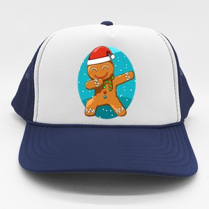 Dabbing Gingerbread Dabbing Christmas Cookie Dab Funny Funny Gift Trucker Hat