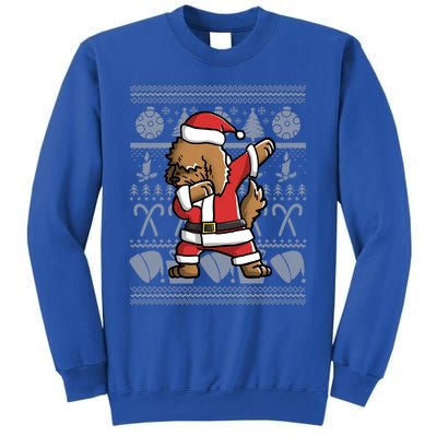 Dabbing Goldendoodle Dab Dance Funny Dog Christmas Gift Cute Gift Sweatshirt