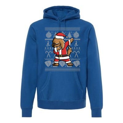 Dabbing Goldendoodle Dab Dance Funny Dog Christmas Gift Cute Gift Premium Hoodie