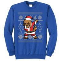 Dabbing Goldendoodle Dab Dance Funny Dog Christmas Gift Cute Gift Tall Sweatshirt