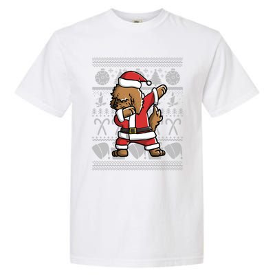 Dabbing Goldendoodle Dab Dance Funny Dog Christmas Gift Cute Gift Garment-Dyed Heavyweight T-Shirt