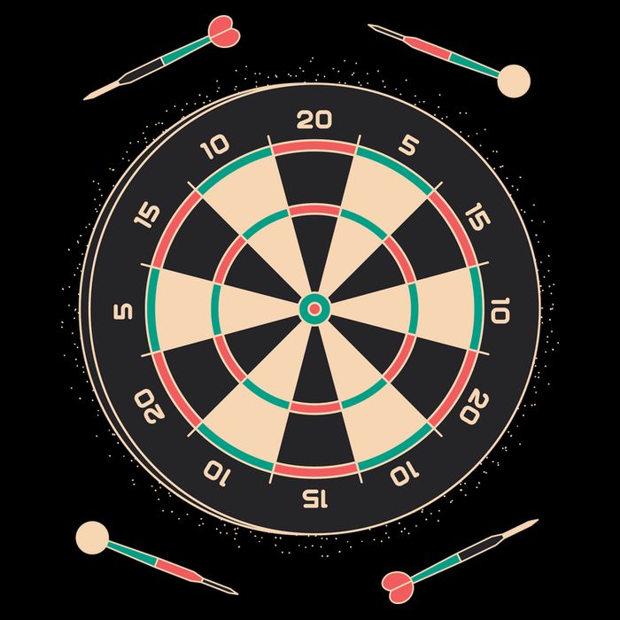 Dartboard Game Mousepad