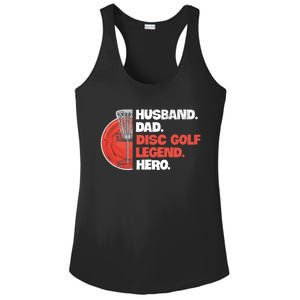 Disc Golf Design For Your Disc Golf Player Husband Gift Ladies PosiCharge Competitor Racerback Tank