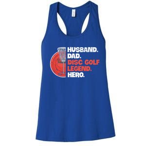 Disc Golf Design For Your Disc Golf Player Husband Gift Women's Racerback Tank