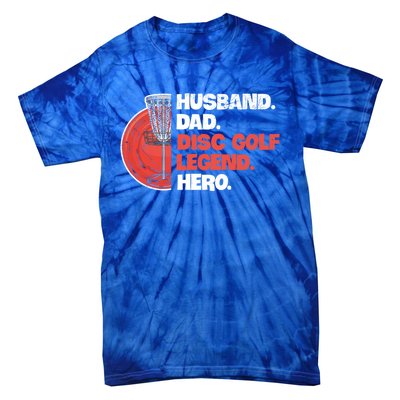 Disc Golf Design For Your Disc Golf Player Husband Gift Tie-Dye T-Shirt