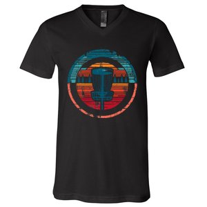 Disc Golfer Disc Golf Player V-Neck T-Shirt