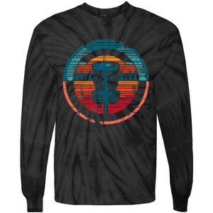 Disc Golfer Disc Golf Player Tie-Dye Long Sleeve Shirt