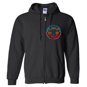 Disc Golfer Disc Golf Player Full Zip Hoodie