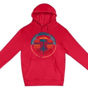 Disc Golfer Disc Golf Player Premium Pullover Hoodie