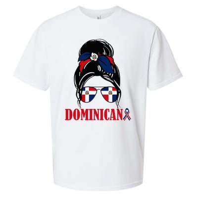 Dominicana Girl Dominican Republic Flag Women Dominicana Sueded Cloud Jersey T-Shirt