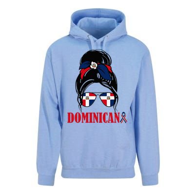 Dominicana Girl Dominican Republic Flag Women Dominicana Unisex Surf Hoodie