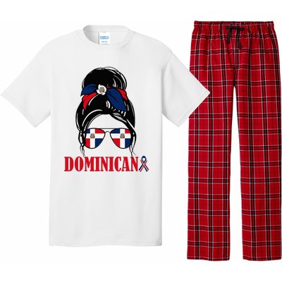 Dominicana Girl Dominican Republic Flag Women Dominicana Pajama Set