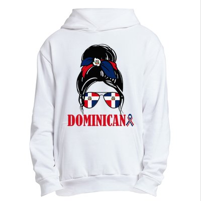 Dominicana Girl Dominican Republic Flag Women Dominicana Urban Pullover Hoodie