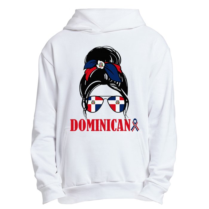 Dominicana Girl Dominican Republic Flag Women Dominicana Urban Pullover Hoodie