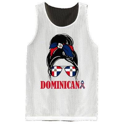 Dominicana Girl Dominican Republic Flag Women Dominicana Mesh Reversible Basketball Jersey Tank