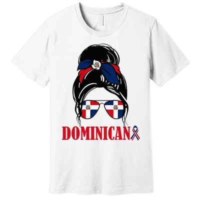 Dominicana Girl Dominican Republic Flag Women Dominicana Premium T-Shirt