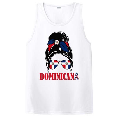 Dominicana Girl Dominican Republic Flag Women Dominicana PosiCharge Competitor Tank