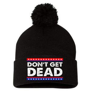 DonT Get Dead Pom Pom 12in Knit Beanie