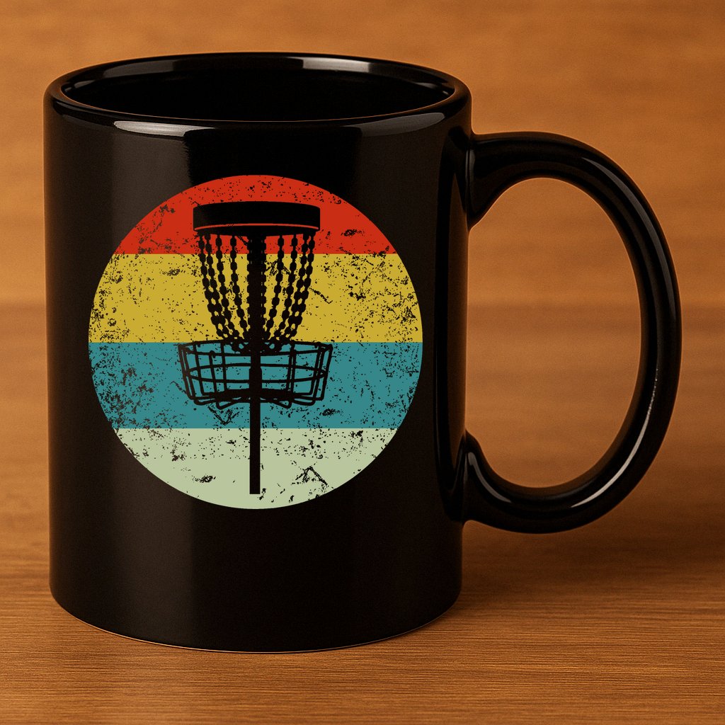 Disc Golf 11oz C Handle Ceramic Mug
