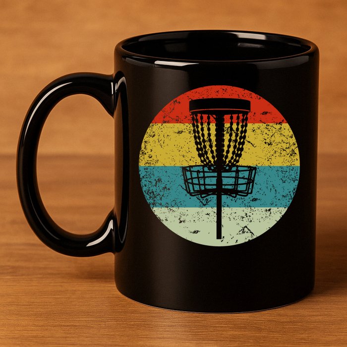 Disc Golf 11oz C Handle Ceramic Mug