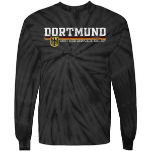 Dortmund Germany Deutschland Tie-Dye Long Sleeve Shirt