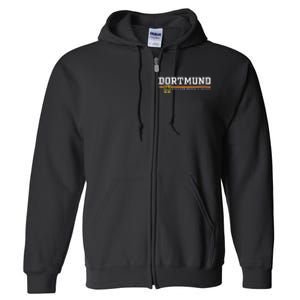 Dortmund Germany Deutschland Full Zip Hoodie