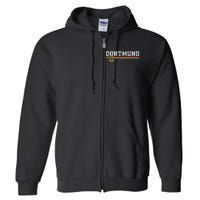 Dortmund Germany Deutschland Full Zip Hoodie