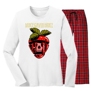 Dance Gavin Dance Merch We Own The Night Dance Gavin Dance Women's Long Sleeve Flannel Pajama Set 