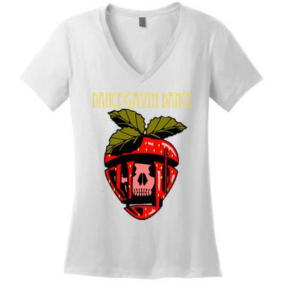 Dance Gavin Dance Merch We Own The Night Dance Gavin Dance Women's V-Neck T-Shirt