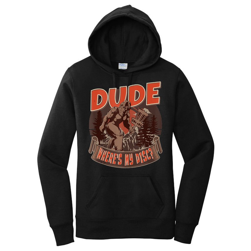 Disc Golf Dude Wheres My Disc II Women's Pullover Hoodie