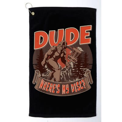 Disc Golf Dude Wheres My Disc II Golf Towel
