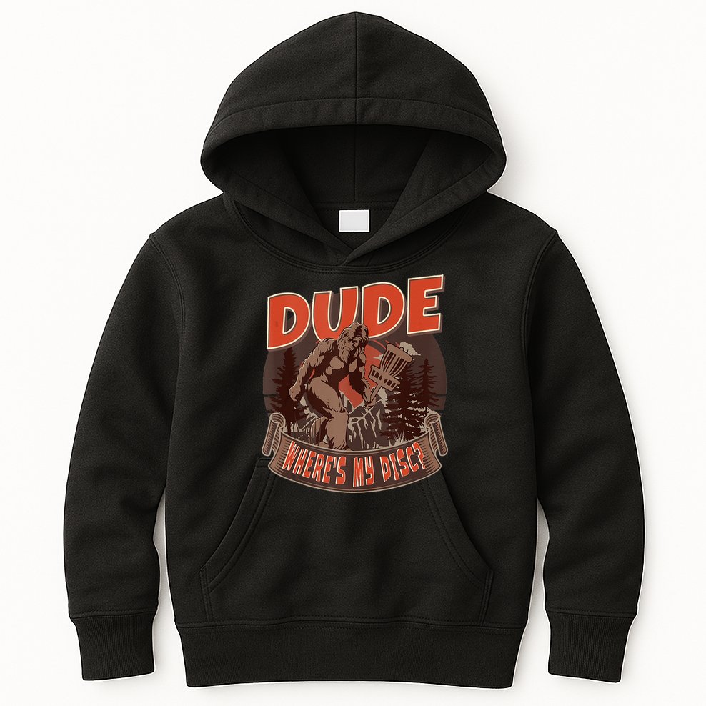 Disc Golf Dude Wheres My Disc II Kids Hoodie