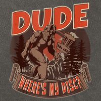 Disc Golf Dude Wheres My Disc II Cotton Canvas Backpack
