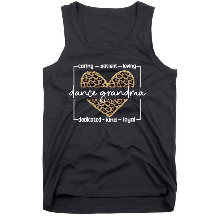 Dance Grandma Dancing Grandmother Of A Dancer Tank Top