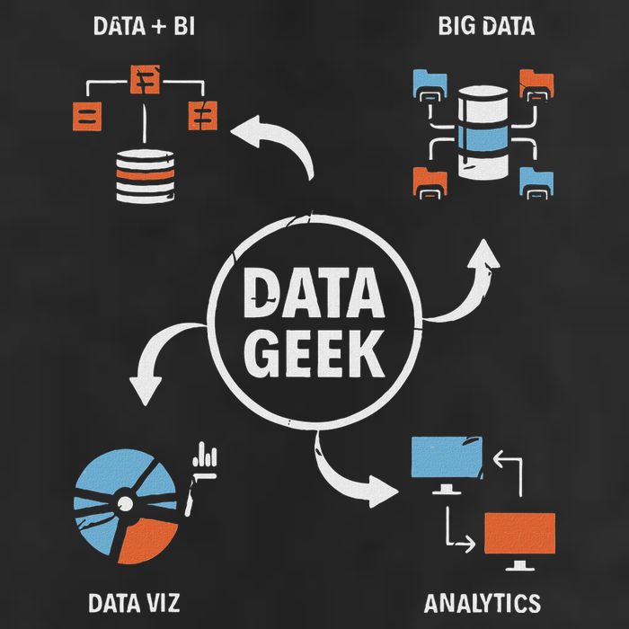 Data Geek Data Scientist Science Statistics Data Analyst 7 Panel Mesh Trucker Snapback Hat
