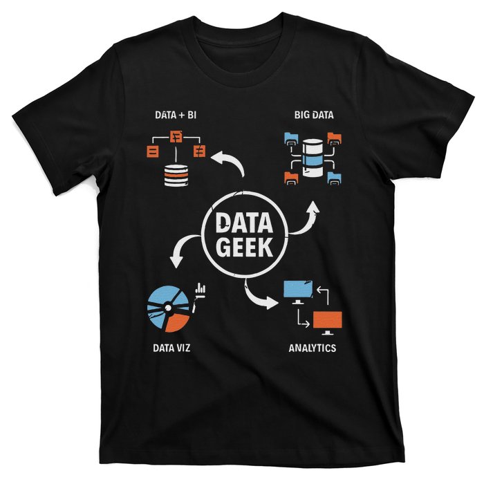 Data Geek Data Scientist Science Statistics Data Analyst T-Shirt