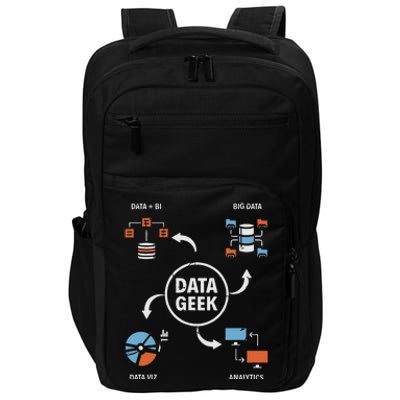 Data Geek Data Scientist Science Statistics Data Analyst Impact Tech Backpack