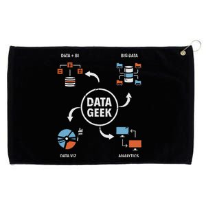 Data Geek Data Scientist Science Statistics Data Analyst Grommeted Golf Towel