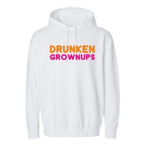 Drunken Grownups Garment-Dyed Fleece Hoodie